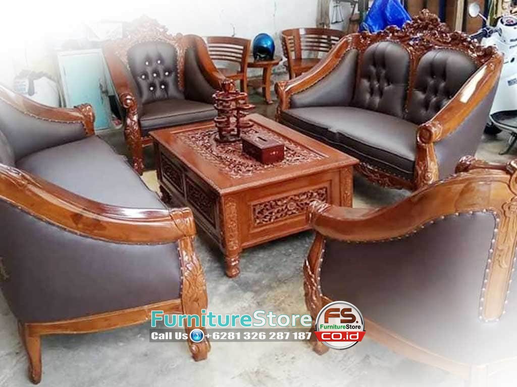 Sofa Tamu Ganesa Jati